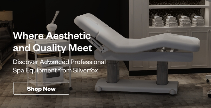 Three Quarter Page Ad – Discover Advanced Professional Spa Equipment from Silverfox – Click to View Page