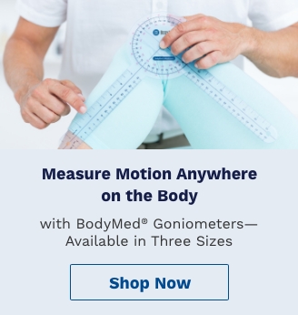 Quarter Page Ad – Shop BodyMed® Goniometers at MeyerPT – Shop Now
