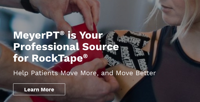 Three Quarter Page Ad – Get RockTape Kinesiology Tape with Professional Pricing from MeyerPT – Click to View Page