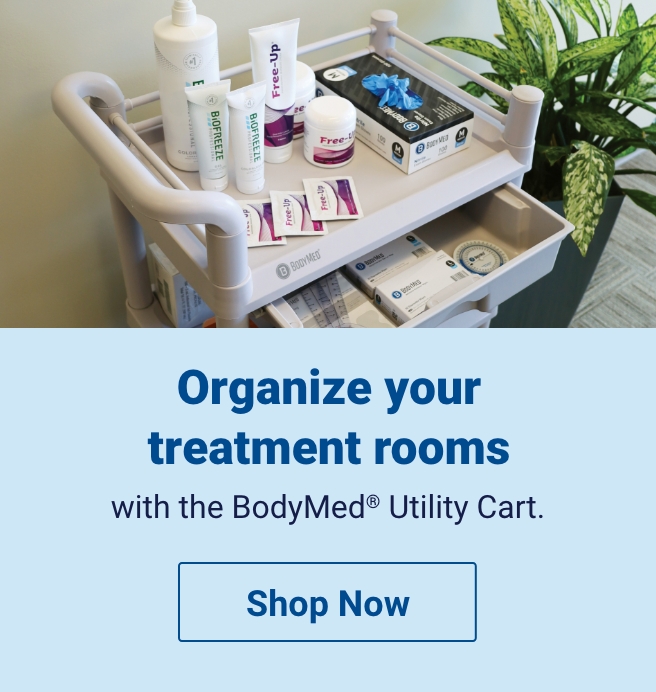 Quarter Page Ad – Shop the BodyMed® Utility Cart at MeyerPT – Shop Now