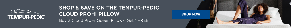 Buy 3 Tempur-Pedic Cloud ProHi Pillows, Get 1 Free - Shop Now