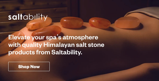 Three Quarter Ad – Shop Saltability Himalayan Salt Stone Products at MeyerSPA – Shop Now