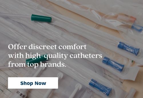 Half Page Ad – Shop Catheters and Drainage Bags at Milliken Medical – Click to View Page