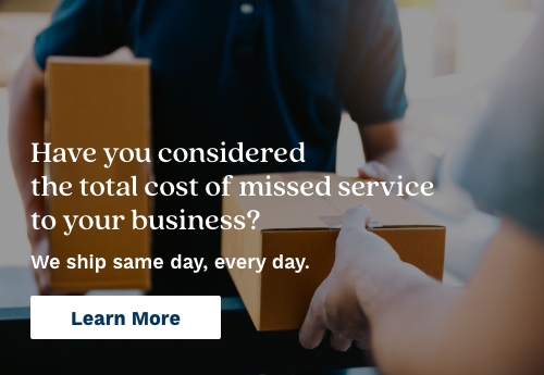 Half Page Ad – Receive Same-Day Shipping at Milliken Medical – Learn More