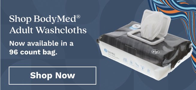 Shop BodyMed® Adult Washcloths - Now available in 96/bag - Click to view page
