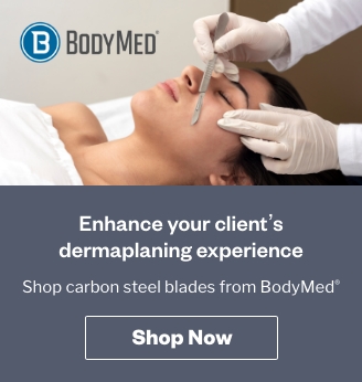 Quarter Page Ad – Shop Carbon Steel Dermaplaning Blades at MeyerSPA – Click to View Page