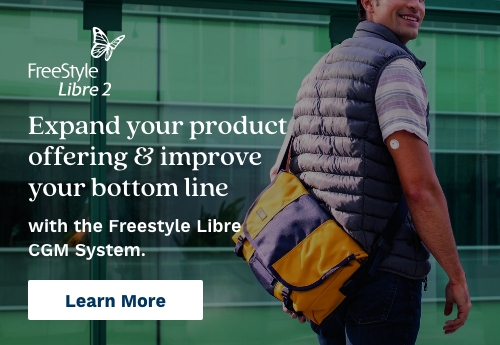 Half Page Ad – Shop the Freestyle Libre CGM System at Milliken Medical – Learn More