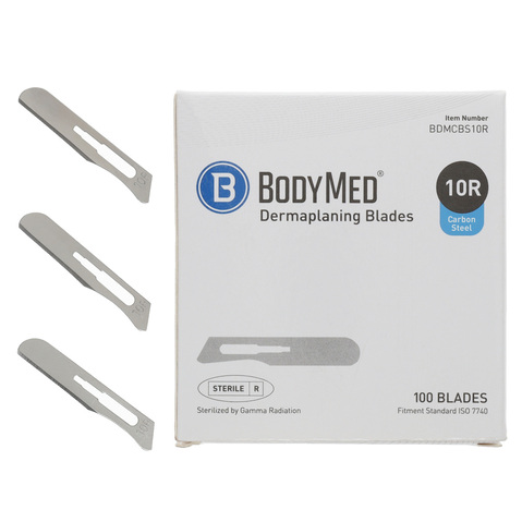 BodyMed #10R Carbon Steel Dermaplaning Blades - Click to Shop Product