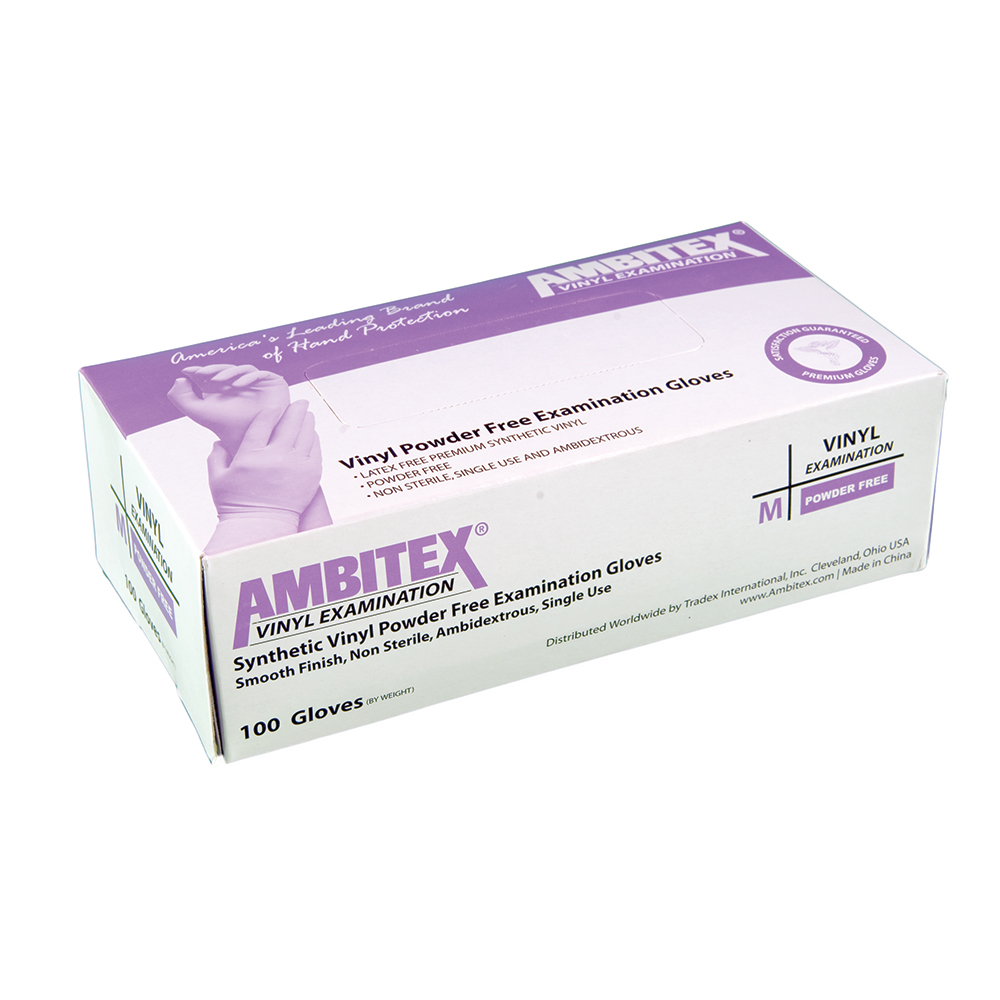 Ambitex Latex-Free Vinyl Exam Gloves - Click to Shop