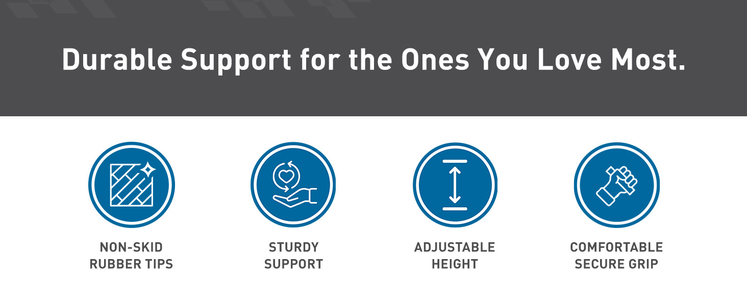 BodyMed Adjustable Canes - Durable Support