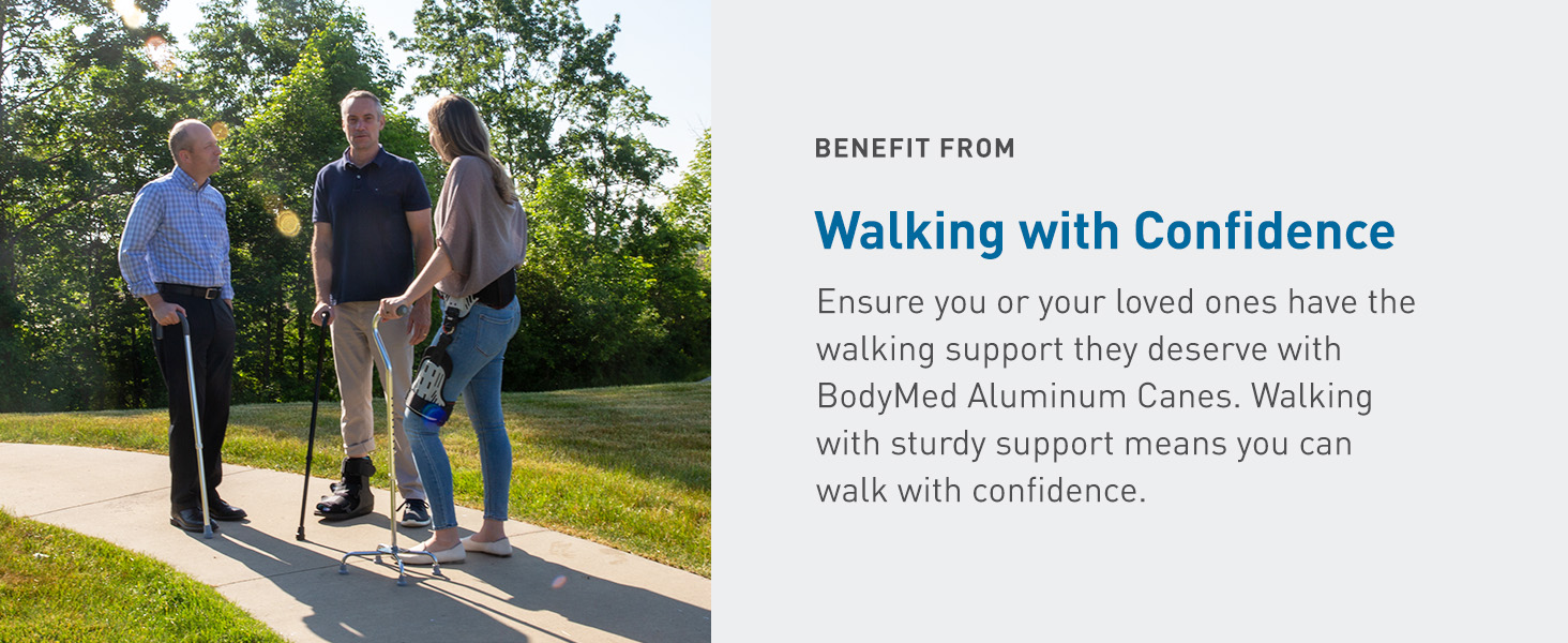 BodyMed Adjustable Canes - Walk with Confidence