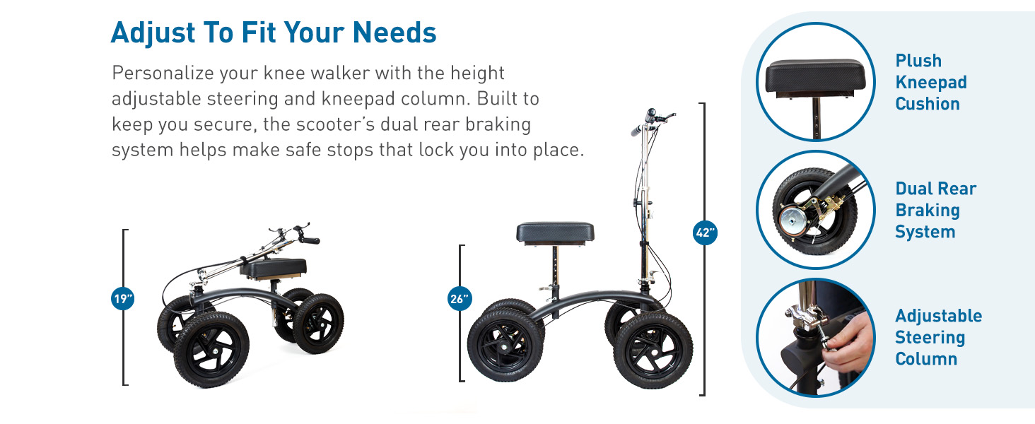 BodyMed All-Terrain Knee Walker - 03