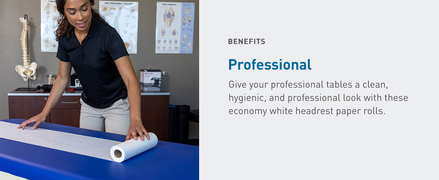 BodyMed Headrest Paper Rolls - Professional