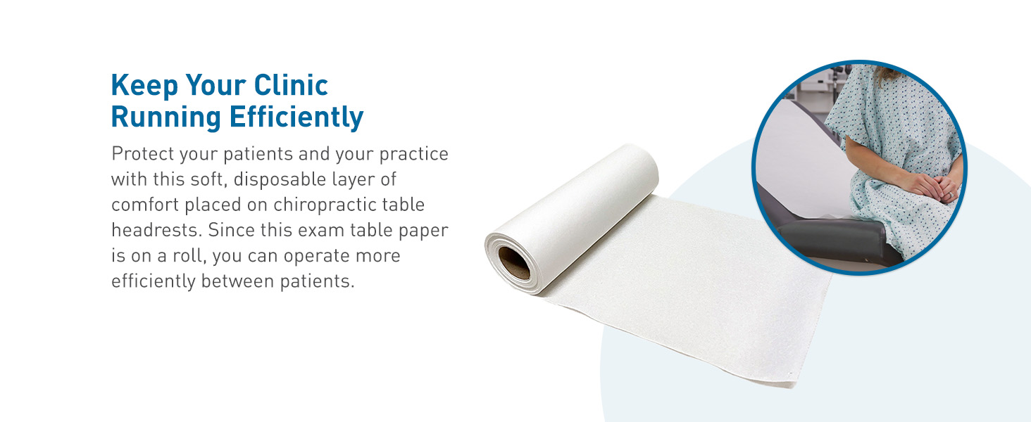 BodyMed Headrest Paper Rolls - Keep Your Clinic Running Efficiently
