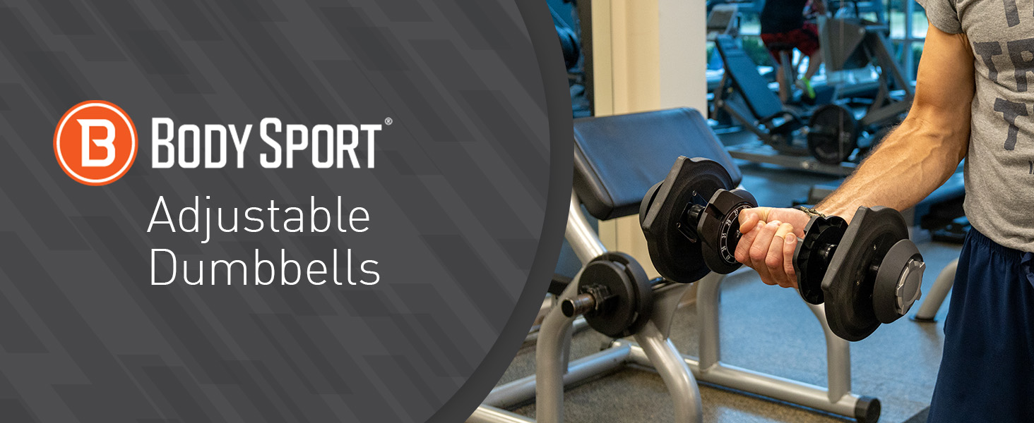 BodySport Adjustable Dumbbell - 01