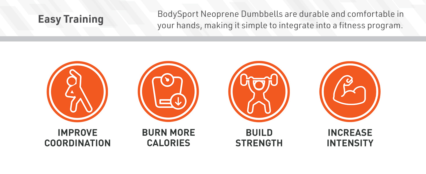 BodySport Neoprene Dumbbells - 02