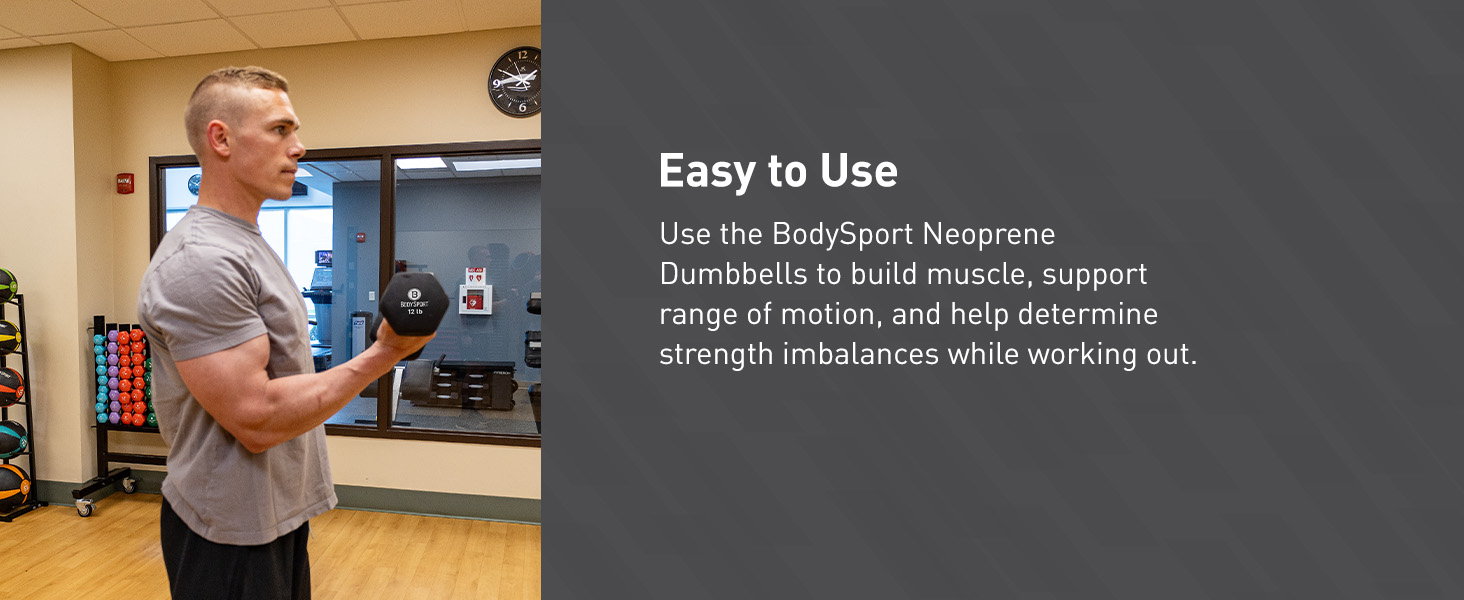 BodySport Neoprene Dumbbells - 03