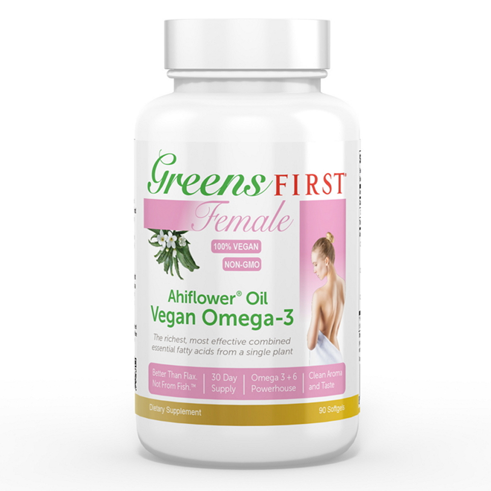 Greens First Female Ahiflower Oil Vegan Omega-3