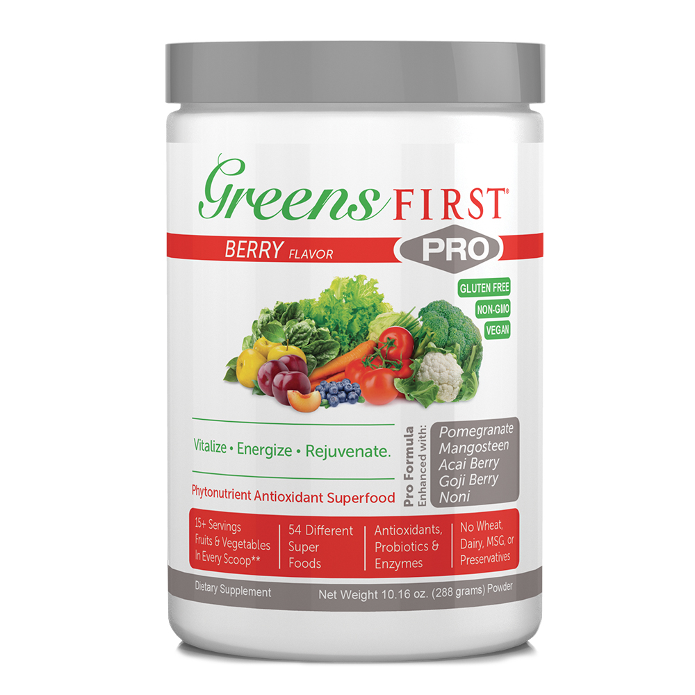 Greens First PRO Powdered Supplements - Click to Shop Now