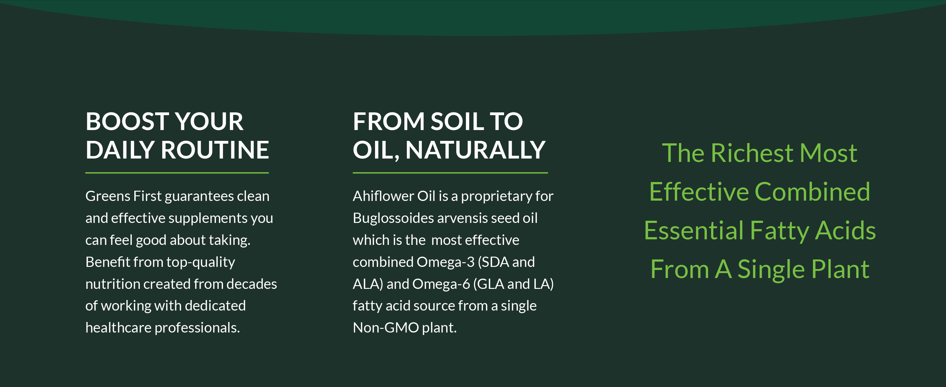 Greens First - Ahiflower Omega-3 - MOD 4