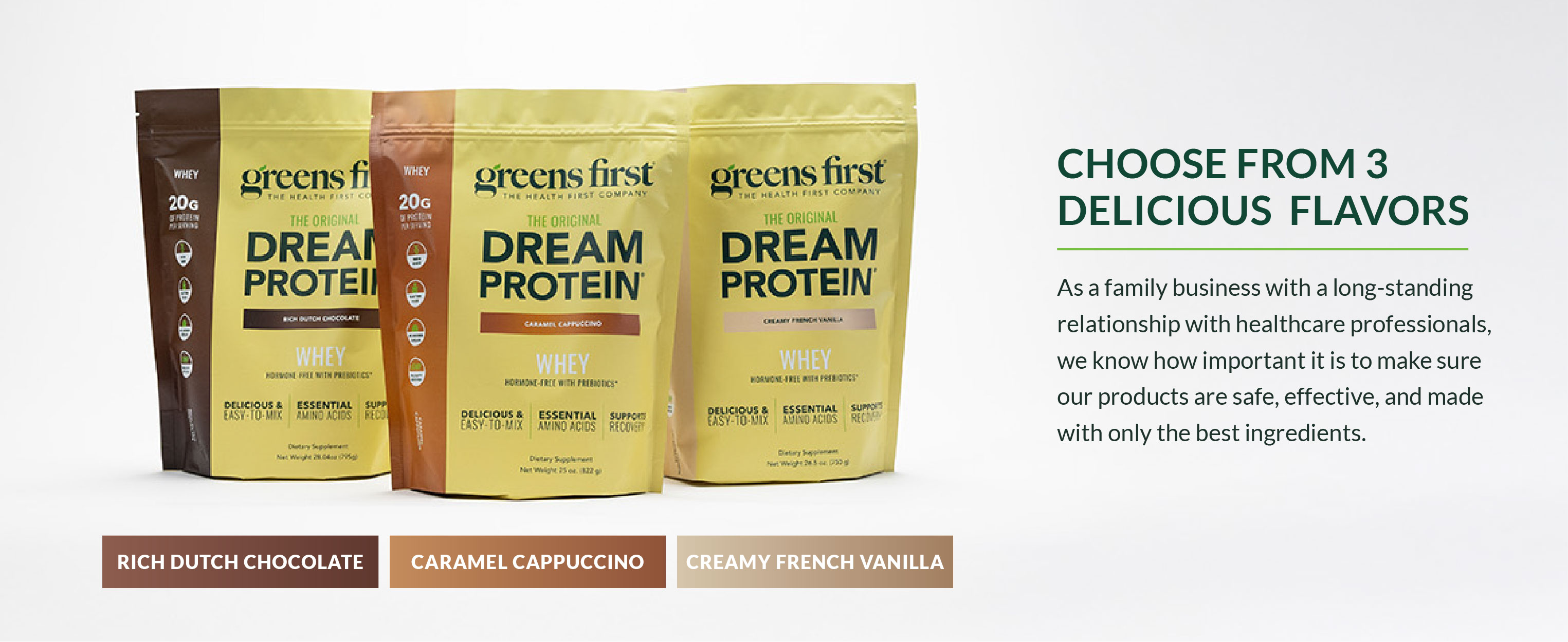 Greens First - Dream Protein Whey - MOD 5