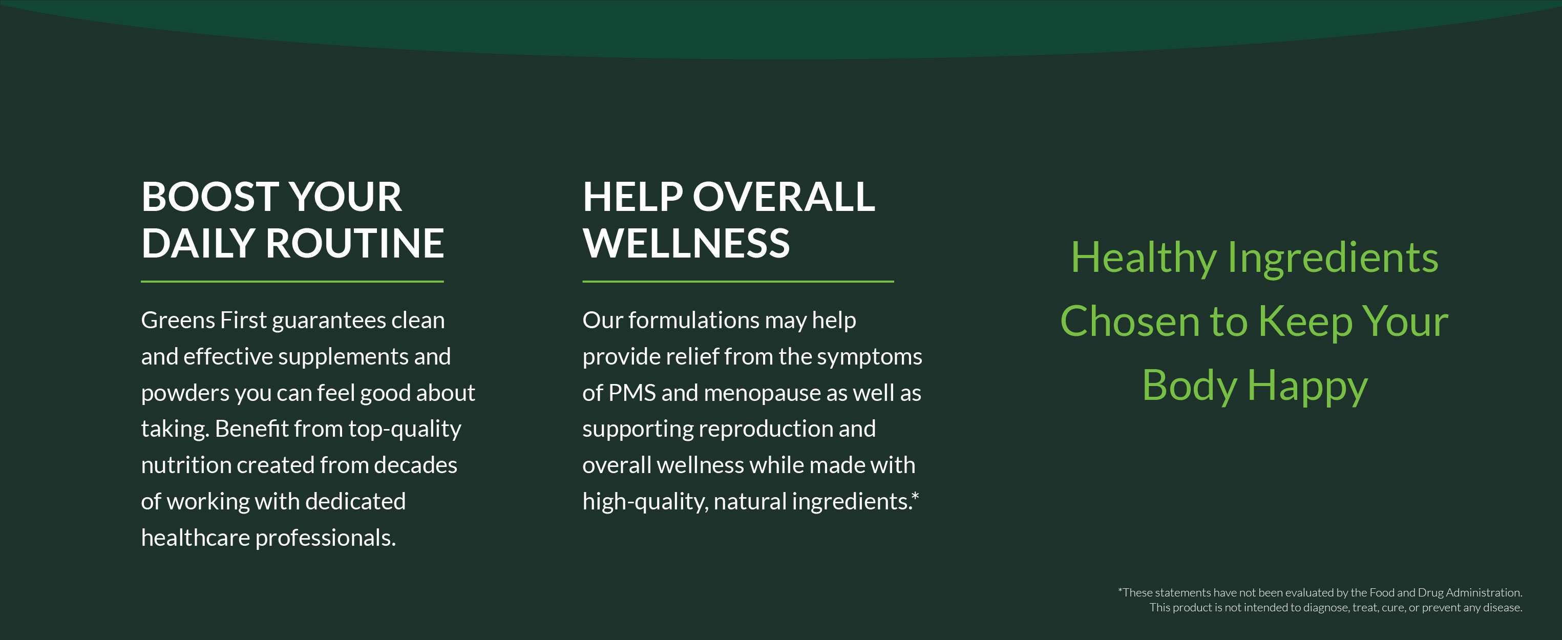 Greens First - Women's Health - MOD 4
