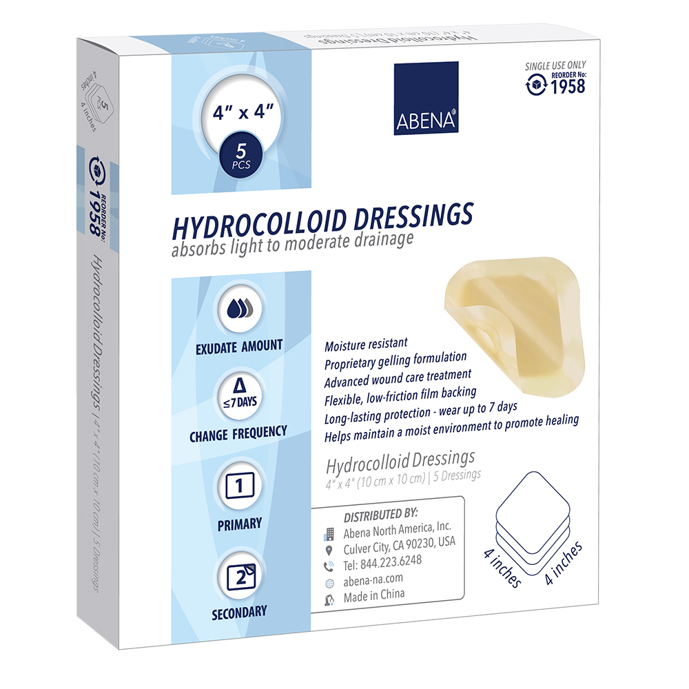 Hydrocolloid Dressing with Beveled Edge