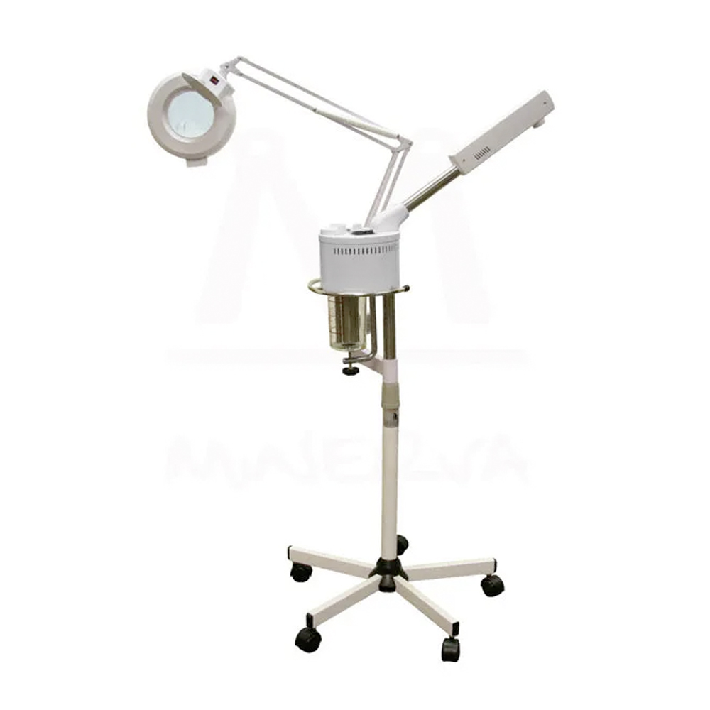 Minerva Beauty Ozone Facial Steamer & Mag Lamp Combo