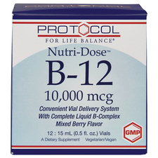 Protocol for Life Balance Nutri-Dose™ B-12 Liquid Vitamins