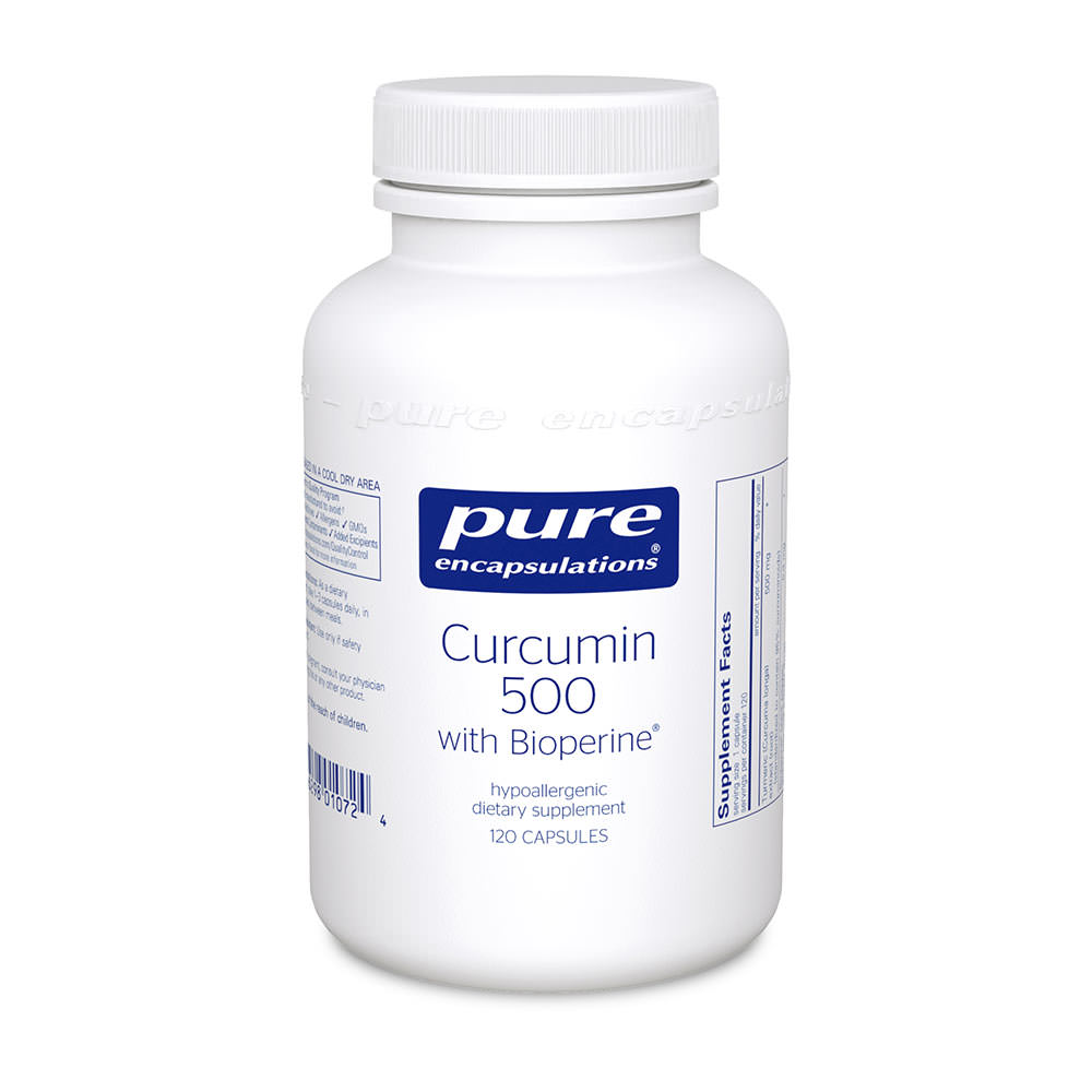 Product Image - Pure Encapsulations Curcumin 500 with Bioperine - Click to Shop