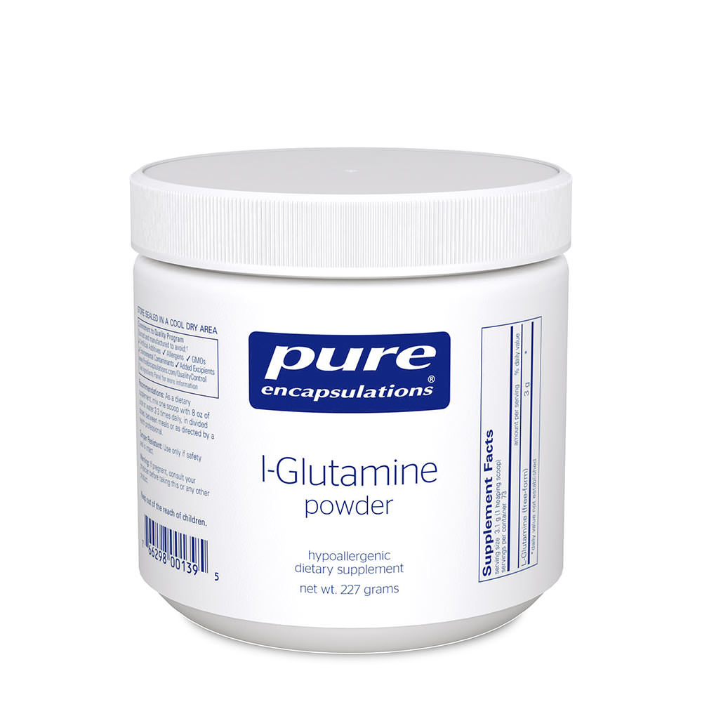 Product Image - Pure Encapsulations Glutamine Powder and Capsules - Click to Shop