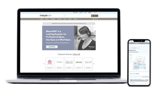 MeyerSPA Website on Desktop and Mobile