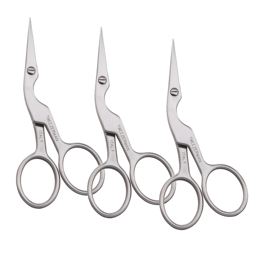Brow Shaping Scissors - 3 Pack