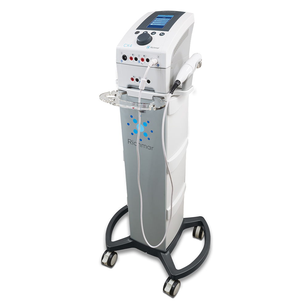 Product Image - Richmar TheraTouch CX4 Clinical Electrotherapy and Ultrasound System with Therapy Cart - Click to Shop
