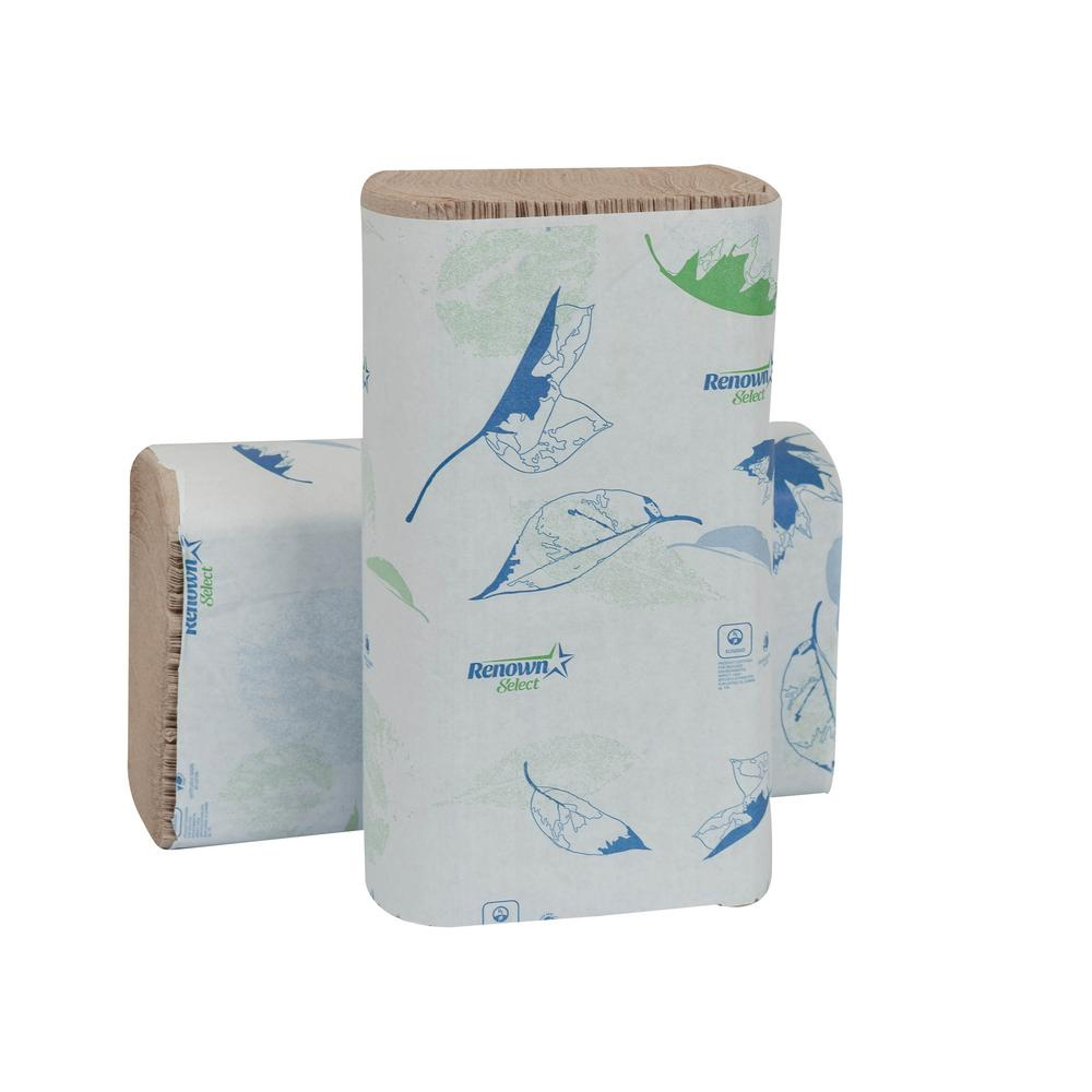 Renown White C-fold Paper Towels