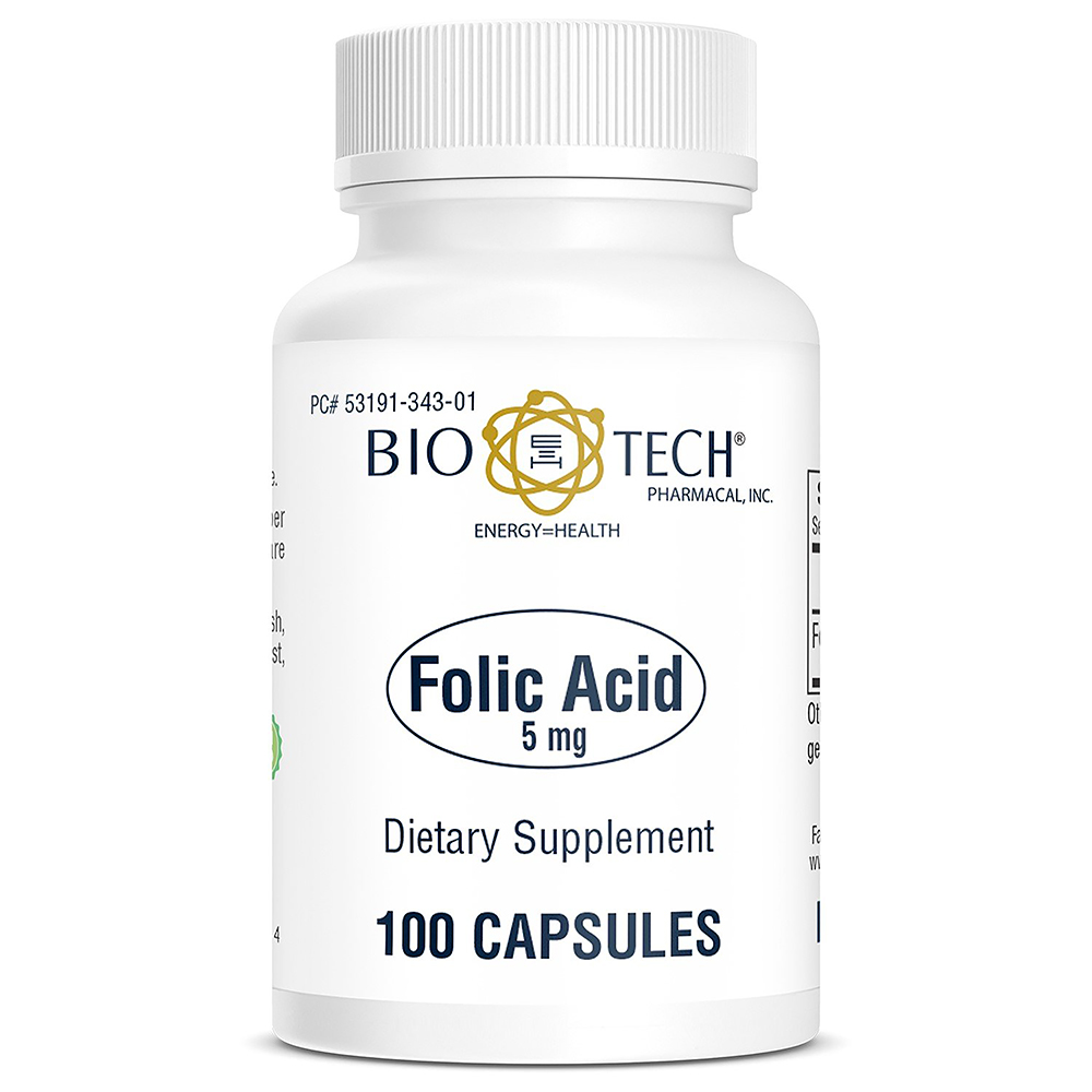 Bio-Tech Pharmacal - Folic Acid (5 mg) - Click to Shop