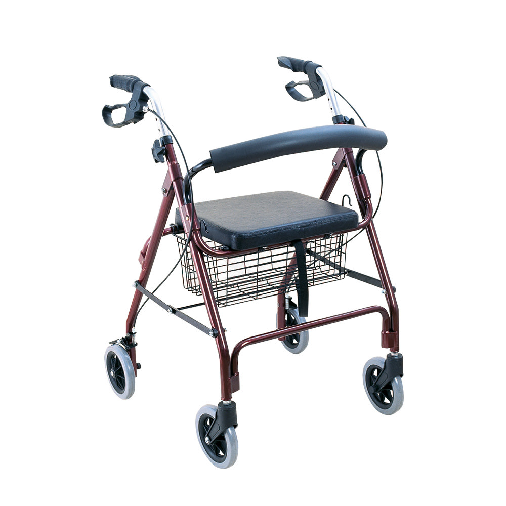 Product Image - BodyMed 4-Wheel Aluminum Rollator - Click to Shop