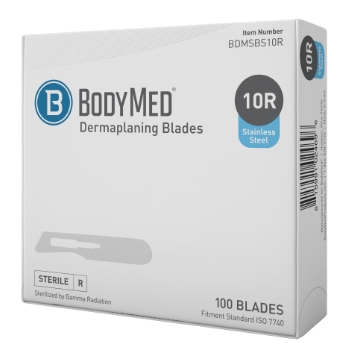 BodyMed Dermaplaning Blades #10R Packaging