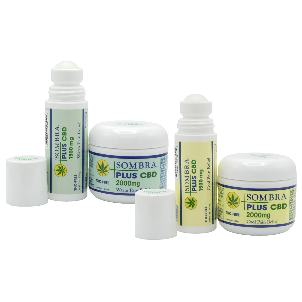 Sombra - PLUS CBD Pain Relief - Product Display