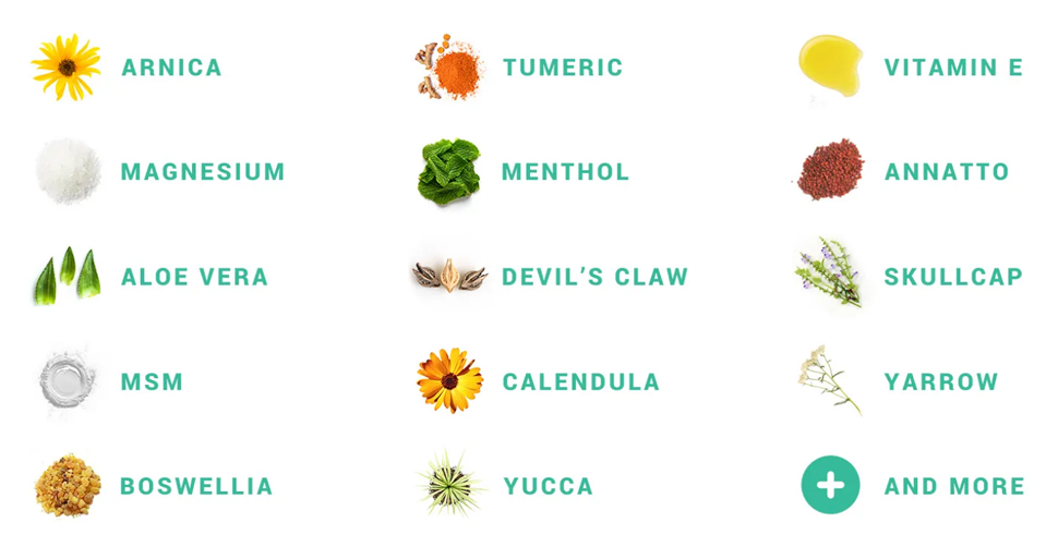 The Feel Good Lab - Ingredient Chart