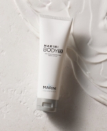 Close up of Jan Marini Moisturizer on textured background